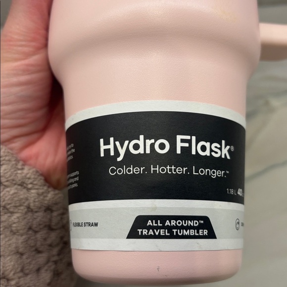 40 oz Travel Tumbler Hydro Flask trillium- brand new! - Picture 3 of 5